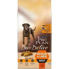 Корм для собак с говядиной и рисом PURINA PRO PLAN Duo Delice Adult, 10 кг цена и информация | Сухой корм для собак | kaup24.ee