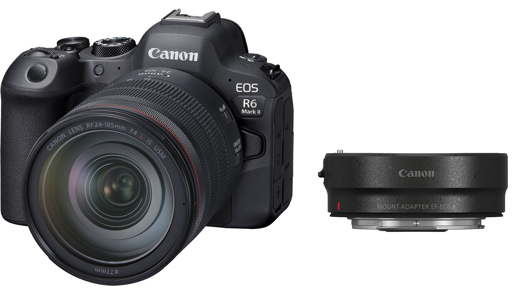 Цифровой фотоаппарат Canon EOS R6 Mark II + RF 24-105mm f/4L IS USM + Mount  Adapter EF-EOS R цена | kaup24.ee