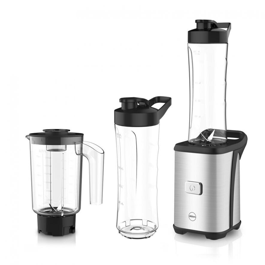 ELDOM Standblender, JAAR personaalne blender, 2 ühes, 2 x 600 ml pudelit, 350 W hind ja info | Blenderid | kaup24.ee