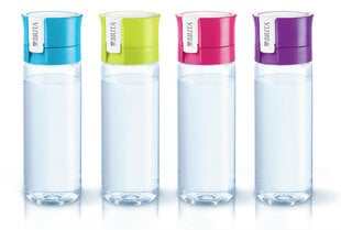 Розовая бутылка с фильтром Brita Fill&Go + 4 фильтра цена и информация | Фильтры для воды | kaup24.ee