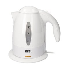 Чайник EDM, белый, 2200 Вт, 1 л цена и информация | Чайники, термопоты | kaup24.ee