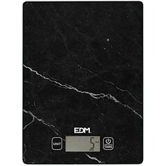 кухонные весы EDM Чёрный 5 kg (14 x 19.5 cm) цена и информация | Кухонные весы | kaup24.ee