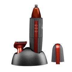 Trimmer GA.MA Ovetto, black/red - Facial hair trimmer цена и информация | Машинки для стрижки волос | kaup24.ee