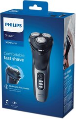 Philips 3000 series Электробритва для сухого или влажного бритья, серия 3000 цена и информация | Электробритвы | kaup24.ee