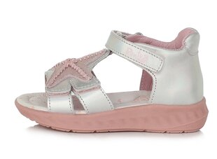 Tüdrukutele nahast sandaalid Ponte20 DA05-1-389, Silver цена и информация | Детские сандали | kaup24.ee