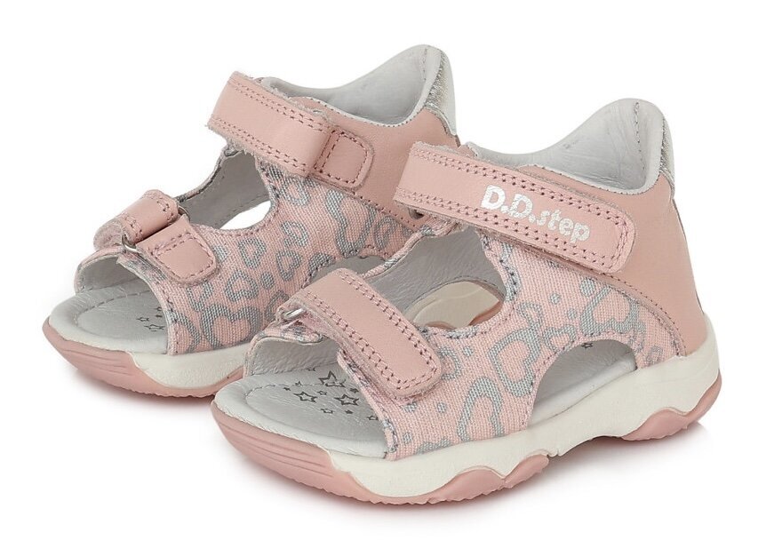 Tüdrukutele nahast sandaalid D.D.Step G064-314D, Pink цена и информация | Laste sandaalid | kaup24.ee