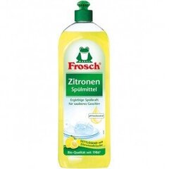 Frosch sidruni aroomiga nõudepesuvedelik (750ml) hind ja info | Frosch Kodutarbed | kaup24.ee