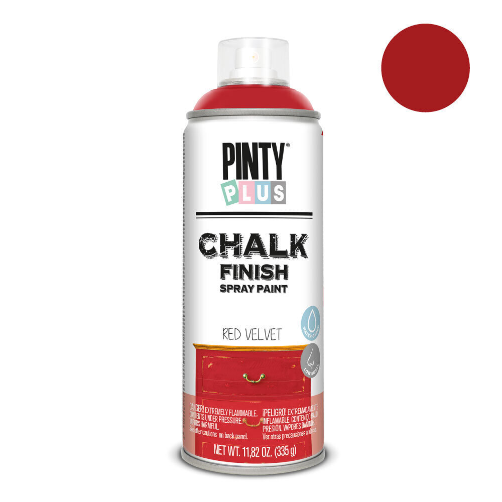 Veepõhine aerosool värv matt Red Velvet Chalk PintyPlus, 400 ml hind ja info | Värvid | kaup24.ee