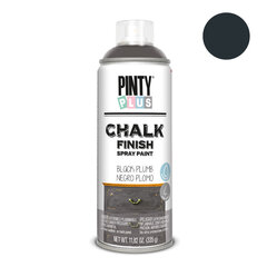 Veepõhine aerosool värv matt Black Plumb Chalk PintyPlus, 400 ml hind ja info | Värvid | kaup24.ee