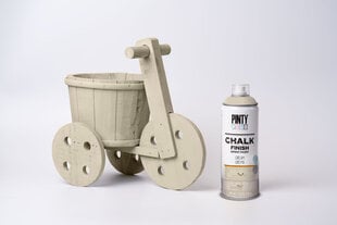Матовая аэрозольная краска на водной основе Cream CHALK PintyPlus 400ml цена и информация | Краска | kaup24.ee