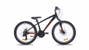 Велосипед детский Insera Breeze 24" 21-v, черный цвет цена и информация | Велосипеды | kaup24.ee