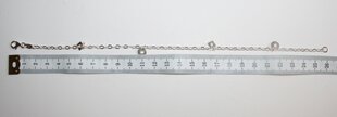 Hõbe jalakett 25,5 cm. 3,60g. hõbe 925° цена и информация | Женские браслеты | kaup24.ee