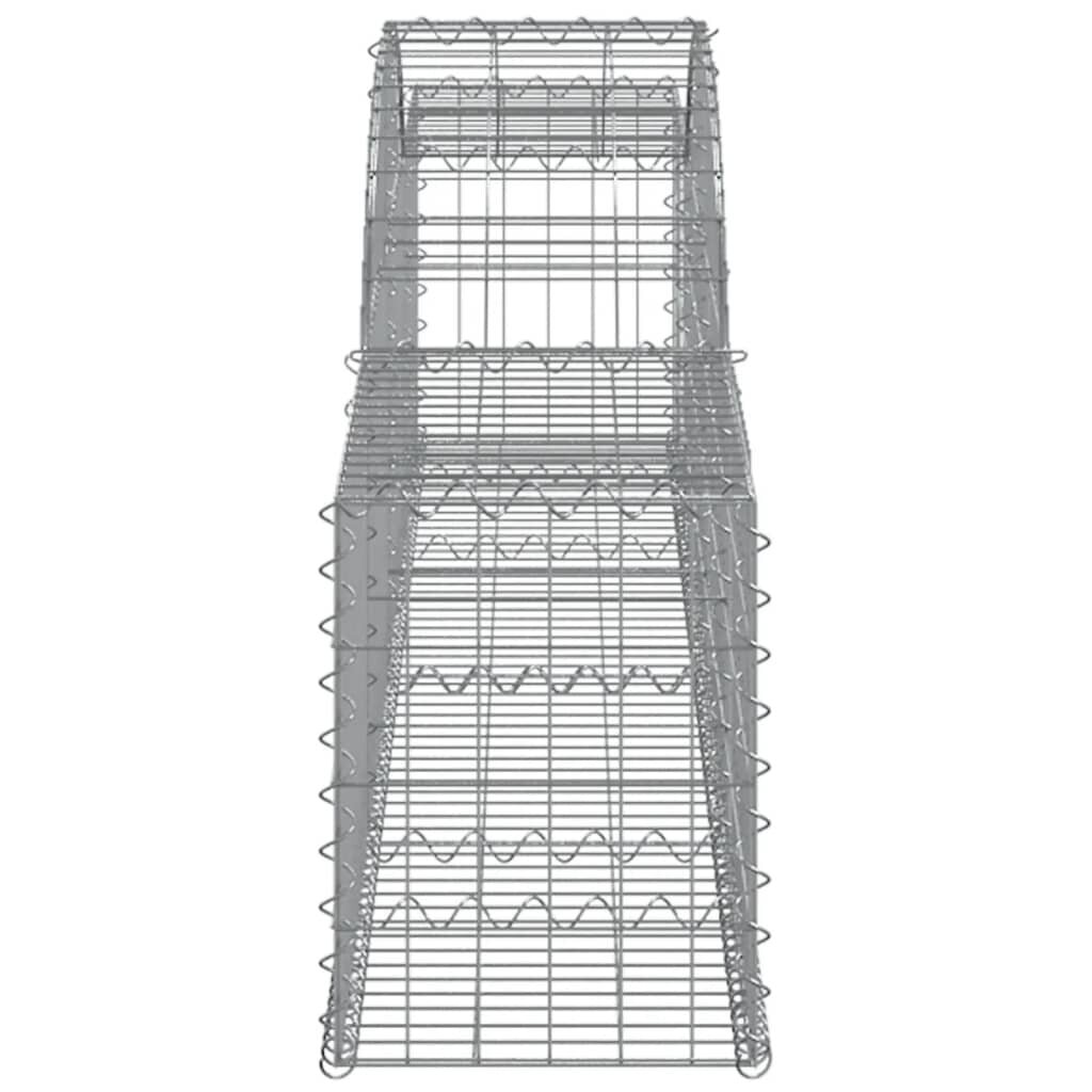 vidaXL kaarekujulised gabioonkorvid 13 tk, 300x30x40/60 cm, raud hind ja info | Aiad ja tarvikud | kaup24.ee