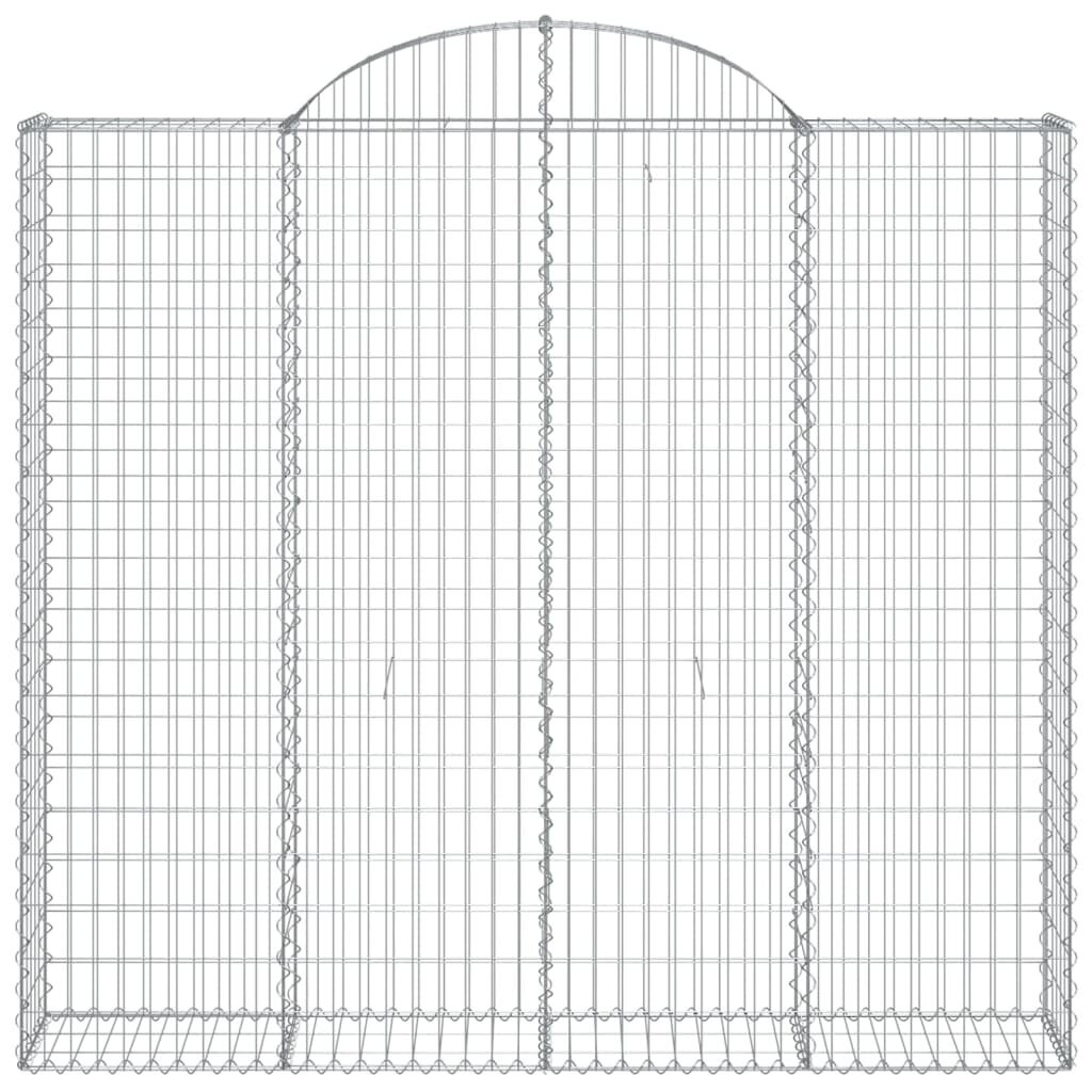 vidaXL kaarekujulised gabioonkorvid 13 tk, 200x50x180/200 cm, raud цена и информация | Aiad ja tarvikud | kaup24.ee