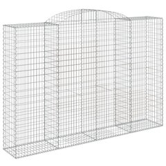 vidaXL kaarekujulised gabioonkorvid 5 tk, 300x50x200/220 cm, raud hind ja info | Aiad ja tarvikud | kaup24.ee