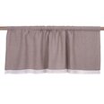 Looduslik linane kardin koos pitsiga Valance natur, 140x50 cm