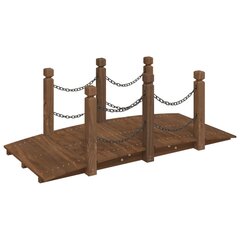 vidaXL aiasild ketist piiretega , 150 x 67 x 56 cm, kuusepuit цена и информация | Декорации для сада | kaup24.ee