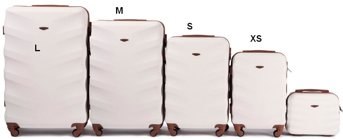 Väike kohver Wings 402 suurus S valge (Dirty White) цена и информация | Kohvrid, reisikotid | kaup24.ee