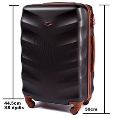 Маленький чемодан Wings BS402, размер xs, для ручной клади, черного цвета цена и информация | Чемоданы, дорожные сумки | kaup24.ee