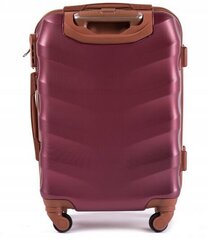 Маленький чемодан Wings BS402, размер xs, для ручной клади бордовый (WINE RED) цена и информация | Чемоданы, дорожные сумки | kaup24.ee