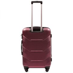 Среднего размера чемодан Wings TD147, размер M, бордовый (burgundy) цена и информация | Чемоданы, дорожные сумки | kaup24.ee