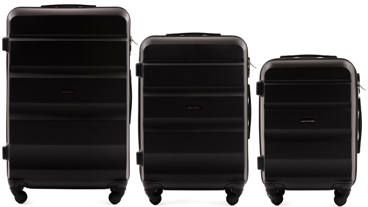 Keskmine kohver Wings AT01 suurus M must hind ja info | Kohvrid, reisikotid | kaup24.ee