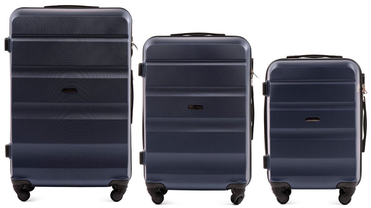 Keskmine kohver Wings AT01 suurus M sinine hind ja info | Kohvrid, reisikotid | kaup24.ee