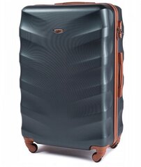 Среднего размера чемодан Wings BS402, размер M, тёмно-зелёный цена и информация | Чемоданы, дорожные сумки | kaup24.ee