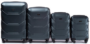 Небольшой чемодан Wings TD147, размер S, для ручной клади, тёмно-зелёный цена и информация | Чемоданы, дорожные сумки | kaup24.ee