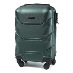 Небольшой чемодан Wings TD147, размер S, для ручной клади, тёмно-зелёный цена и информация | Чемоданы, дорожные сумки | kaup24.ee