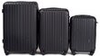 Keskmine kohver Wings 2011 suurus M must hind ja info | Kohvrid, reisikotid | kaup24.ee