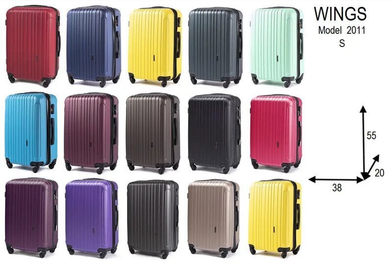 Suur kohver Wings 2011 suurus L must hind ja info | Kohvrid, reisikotid | kaup24.ee