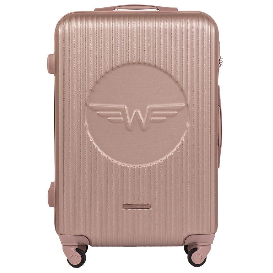 Keskmine kohver Wings SWL suurus M heleroosa (rose gold) hind ja info | Kohvrid, reisikotid | kaup24.ee