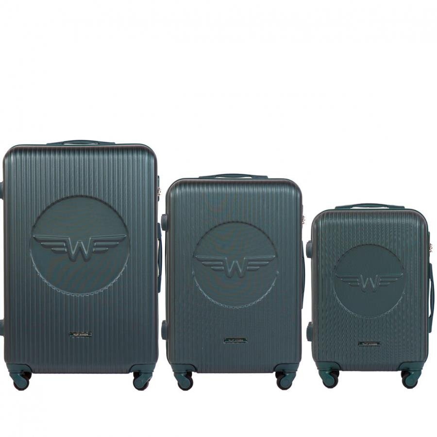 Väike kohver Wings SWL suurus S roheline (dark green) hind ja info | Kohvrid, reisikotid | kaup24.ee