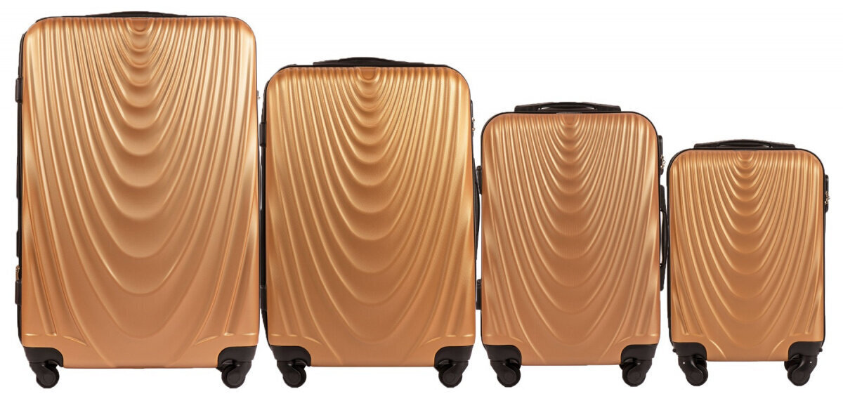 Suur kohver Wings 304 suurus L "kuldne" цена и информация | Kohvrid, reisikotid | kaup24.ee