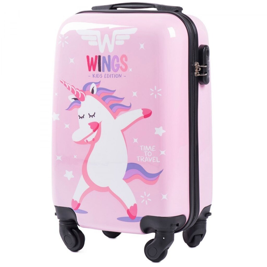 Väike kohver Wings KD01 suurus XS roosa (pink) hind ja info | Kohvrid, reisikotid | kaup24.ee