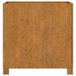 vidaXL jalgadega taimekastid, 2 tk, rooste, 49x47x50 cm, Corten teras цена и информация | Lillekastid | kaup24.ee