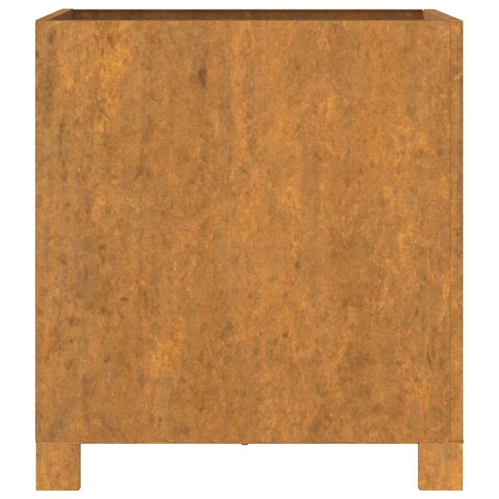 vidaXL jalgadega taimekastid, 2 tk, rooste, 42x40x43 cm, Corten teras цена и информация | Lillekastid | kaup24.ee