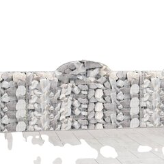 vidaXL kaarekujulised gabioonkorvid 50 tk, 200x30x100/120 cm, raud hind ja info | Istutus- ja turbapotid | kaup24.ee