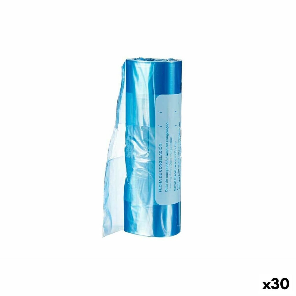 Sügavkülmikukott 22 x 35 cm Sinine Polüetüleen 30 Ühikut hind ja info | Köögitarbed | kaup24.ee