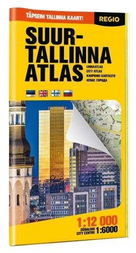 Regio Suur-Tallinna atlas цена и информация | Reisiraamatud, reisijuhid | kaup24.ee