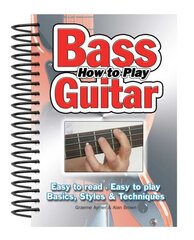 How To Play Bass Guitar: Easy to Read, Easy to Play; Basics, Styles & Techniques New edition hind ja info | Kunstiraamatud | kaup24.ee