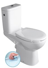Ääristeta kompaktne veljeta tualettruum, kõrge tagumine väljapääs HANDICAP/ETIUDA цена и информация | Унитазы | kaup24.ee