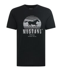 Meeste T-särk Mustang 1013803*4142, must 4058823396103 hind ja info | Meeste T-särgid | kaup24.ee