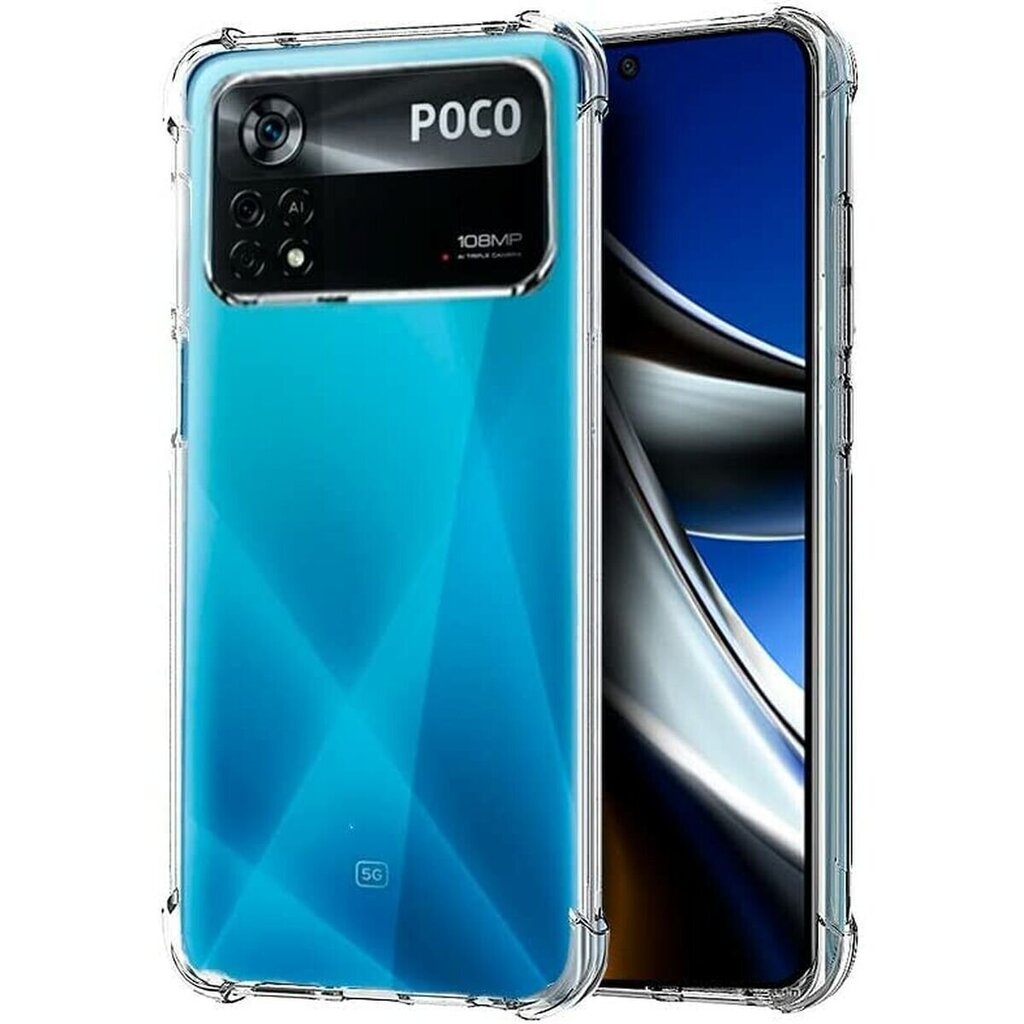Telefoniümbris Cool Poco X4 Pro 5G, läbipaistev hind ja info | Telefoni kaaned, ümbrised | kaup24.ee