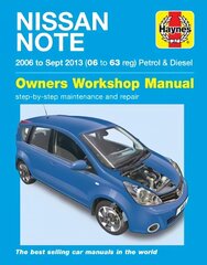 Nissan Note petrol & diesel ('06-Sept '13) 06 to 63 цена и информация | Путеводители, путешествия | kaup24.ee