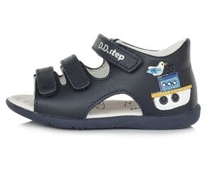 Poistele nahast sandaalid D.D.Step, G075-323, Royal Blue цена и информация | Детские сандали | kaup24.ee