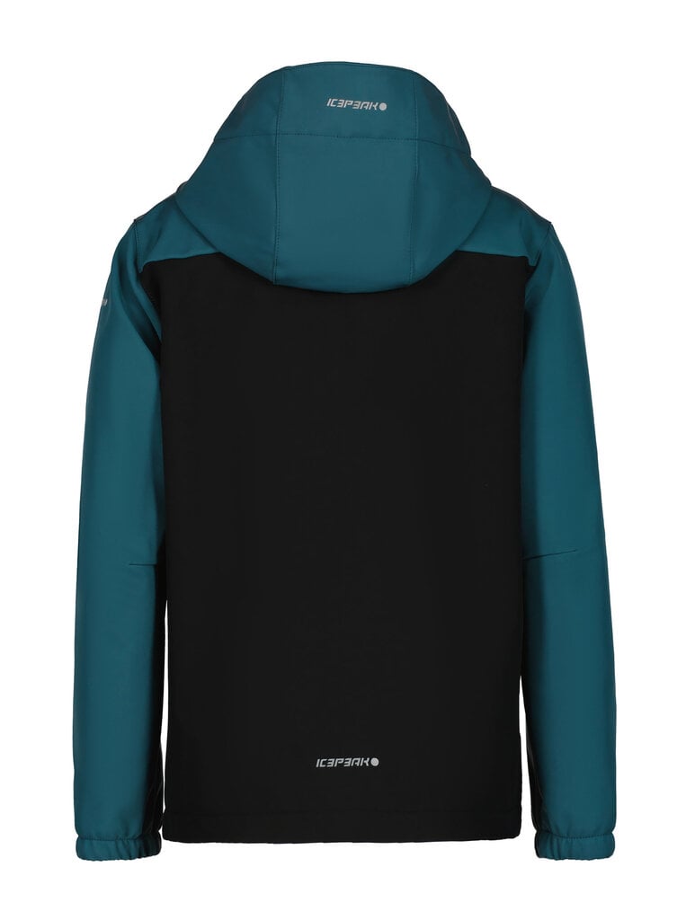 Icepeak laste softshell jope KONAN JR, must-mereroheline hind ja info | Poiste joped | kaup24.ee