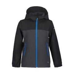 Детская куртка softshell Icepeak KONAN JR, черная - темно-серая цена и информация | Куртки для мальчиков | kaup24.ee