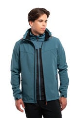 Мужская куртка softshell Icepeak BRIMFIELD, бирюзовый цвет цена и информация | Мужские куртки | kaup24.ee